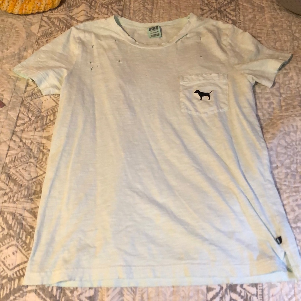 Pink Distressed T-Shirt